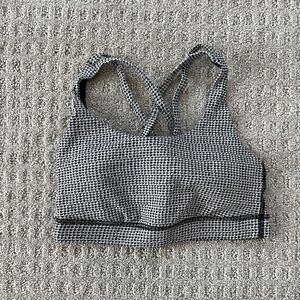 Lululemon Energy Bra Houndstooth